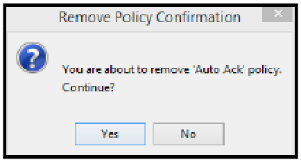 Remove Policy Confirmation