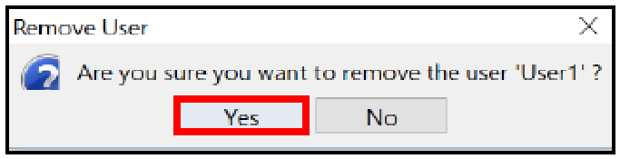 Remove User