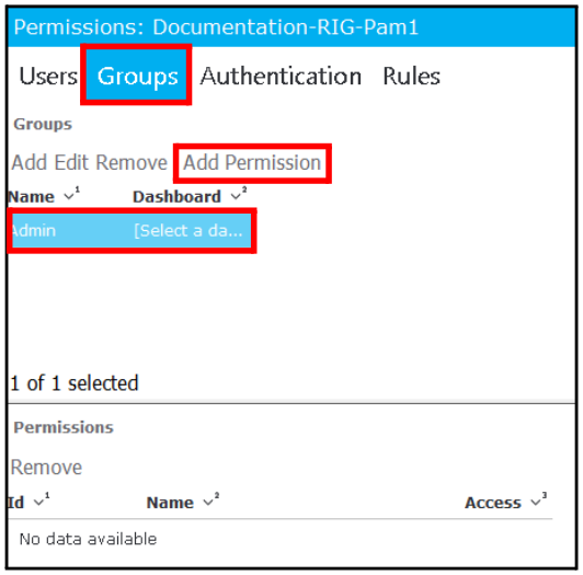 Permissions - Groups