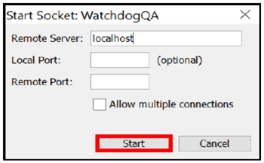 Start a Socket Tunnel