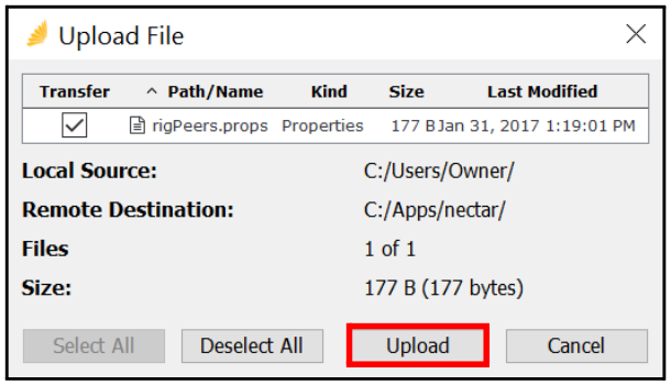 Upload Files