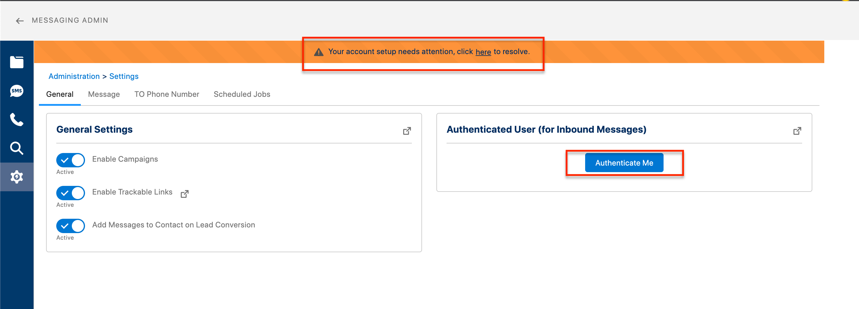 Copy of User Not Authenticated
