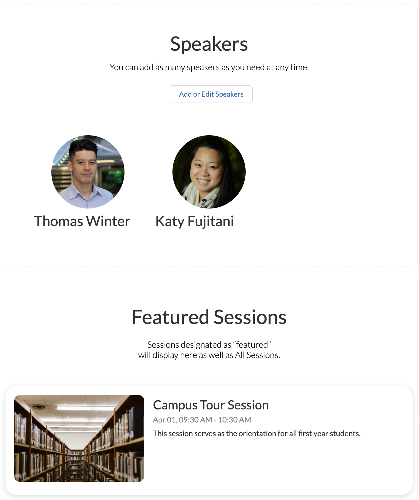 Event Builder EC - Speaker_Featured Session Preview