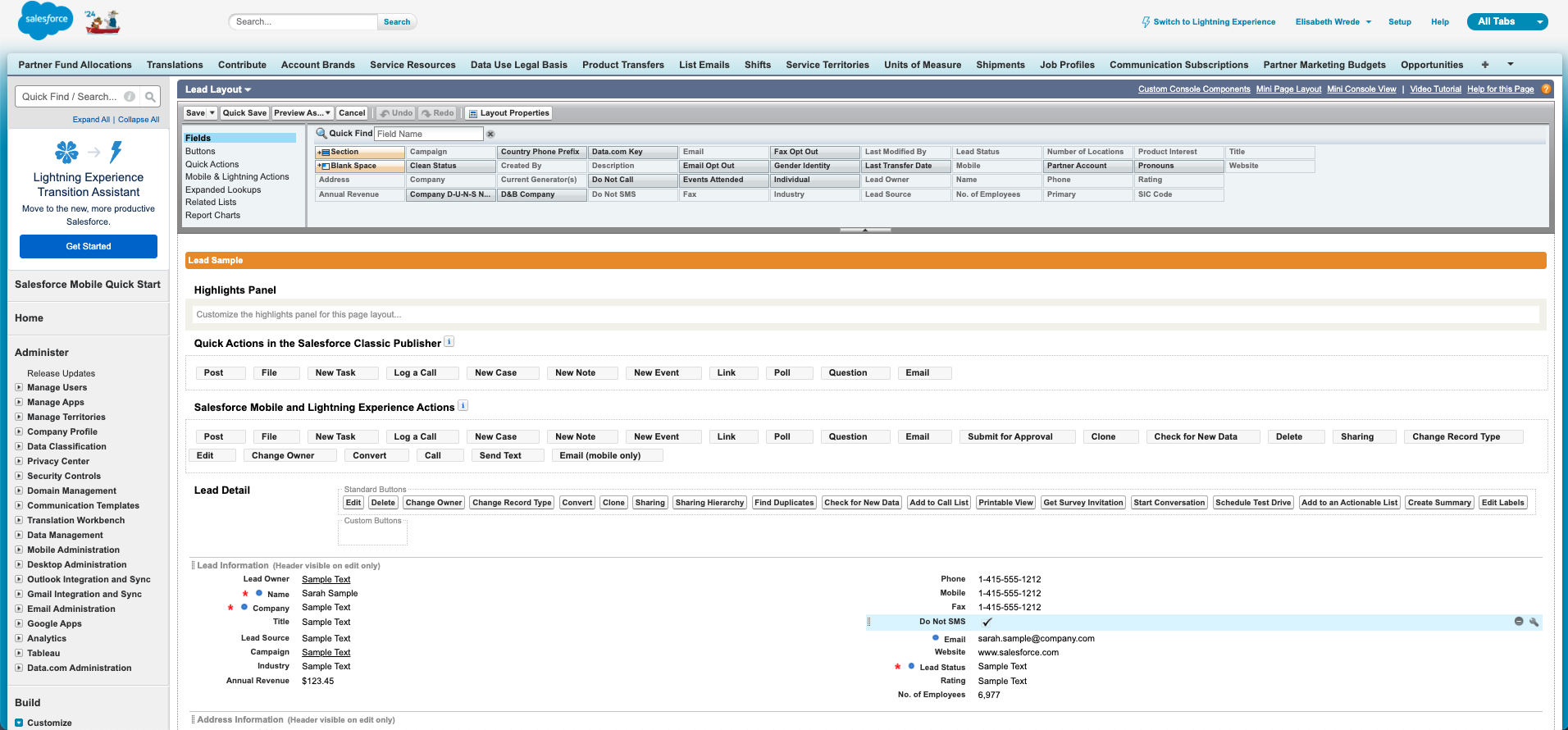 Configure Leads Classic - Add Field to Page Layout