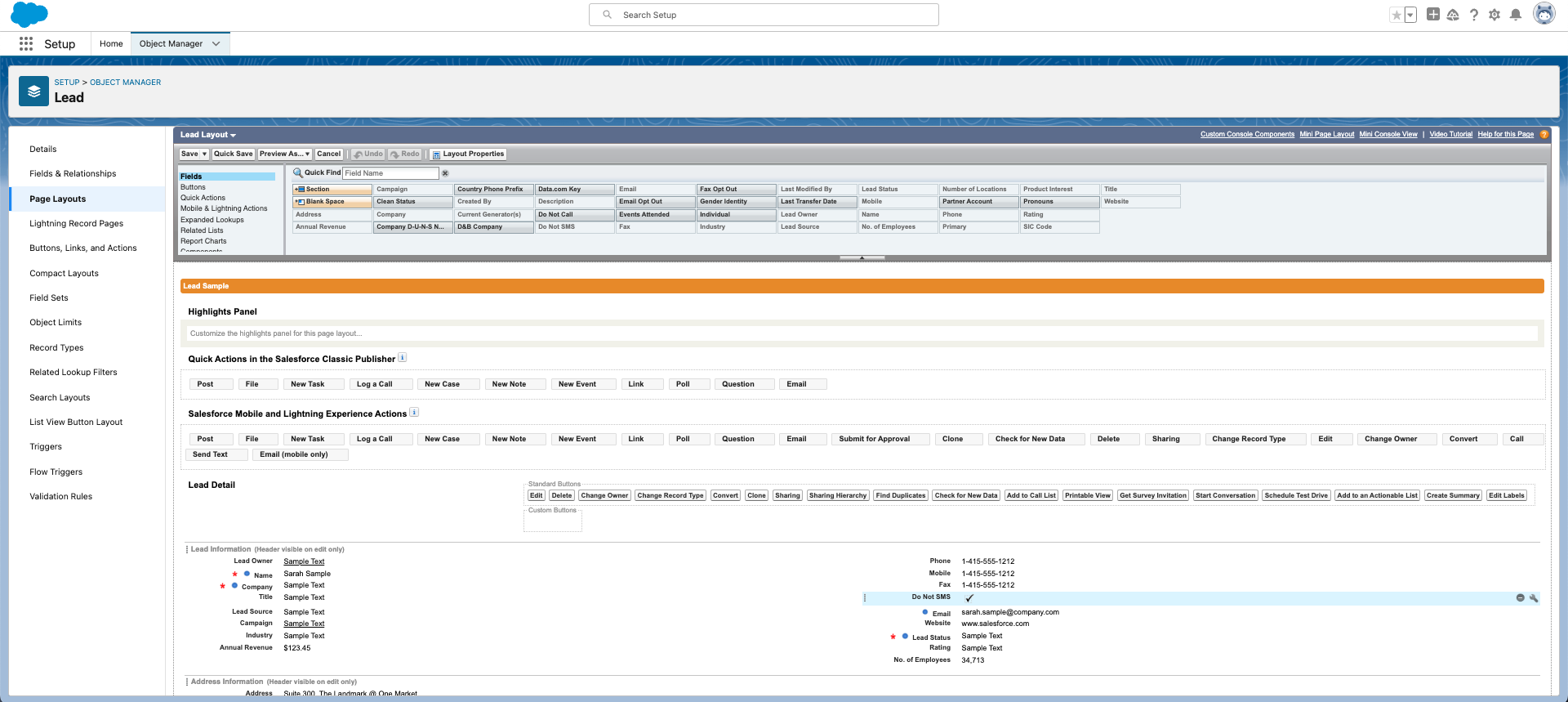 Configure Leads - Add Field to Page Layout