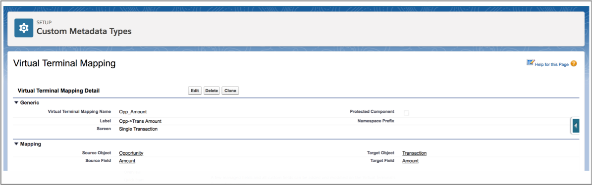 Navigate to Custom Metadata Types