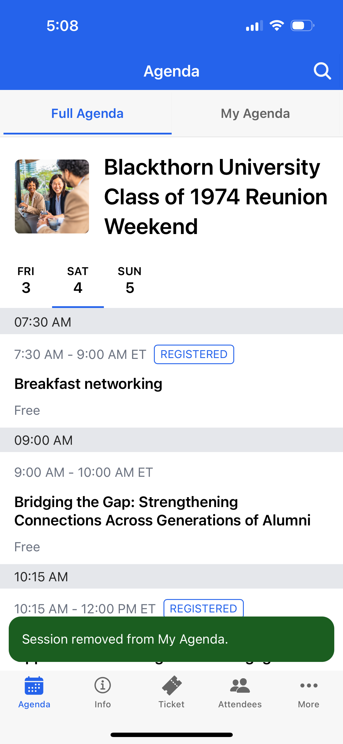 Navigator_Session Removed from Agenda