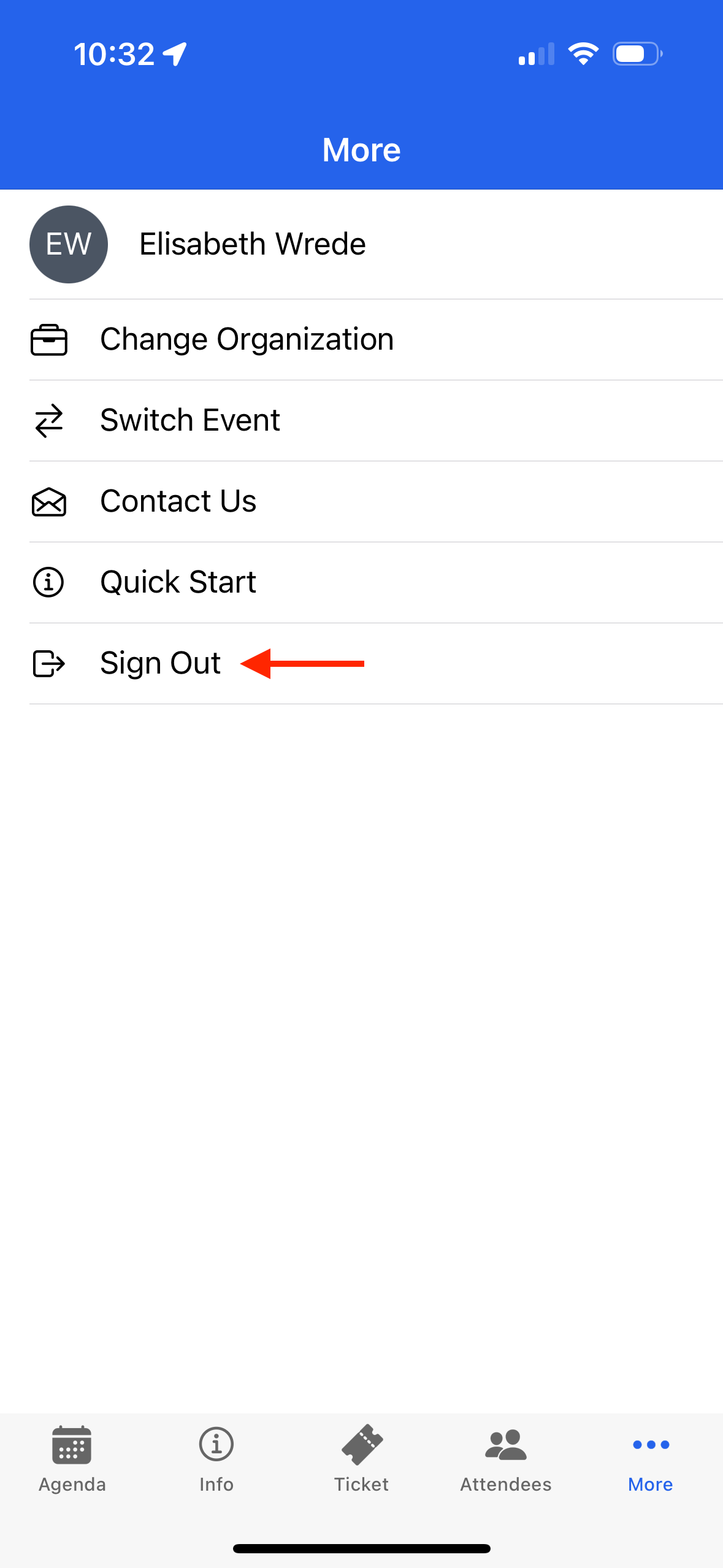 Navigator_Updated More Screen_sign out