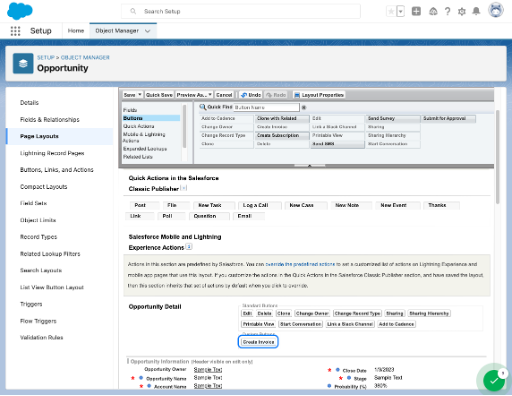 Opportunity_Create Invoice Button