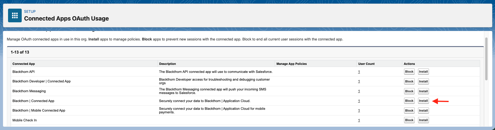 Salesforce Connected Apps_Install