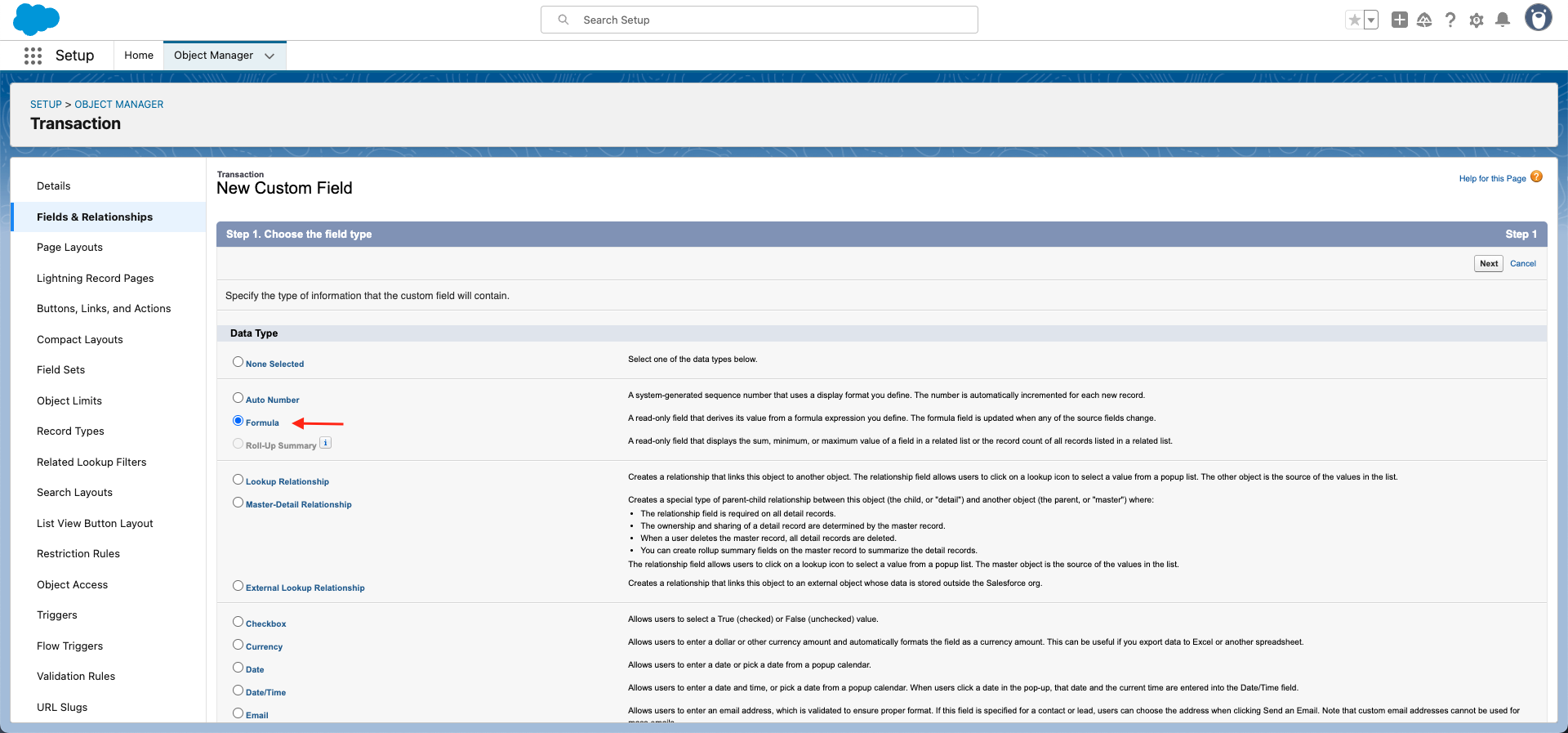 Add Merge Fields to Email Template - Select Formula