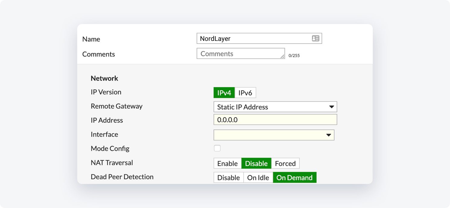 Fortigate – Changing outbound nat IP with IP Pools