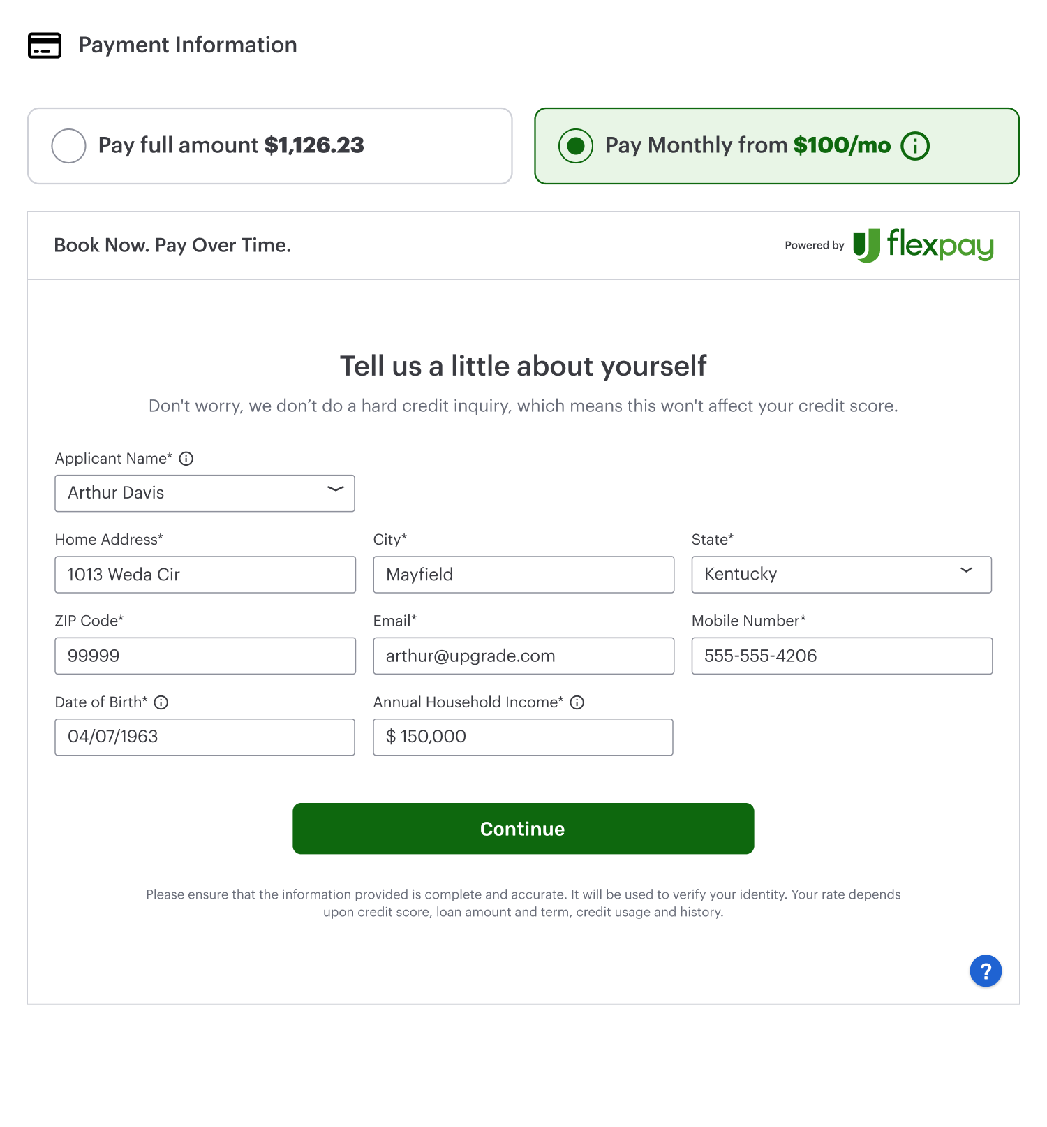 maintenance-selector-example