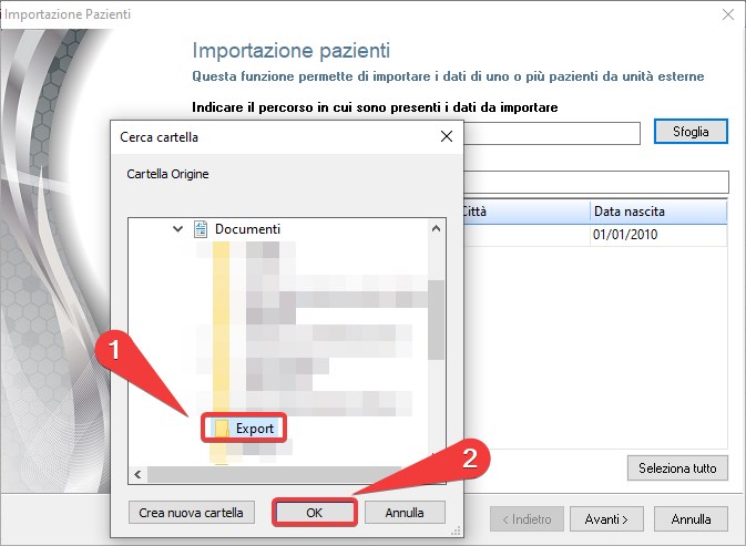 3 Trovare cartella Export e selezionare.jpg